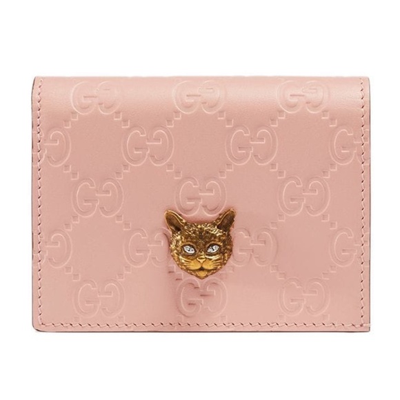 gucci wallet with cat